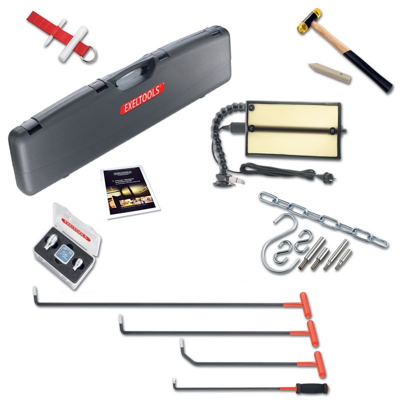 Kit d'outils professionnel de débosselage sans peinture